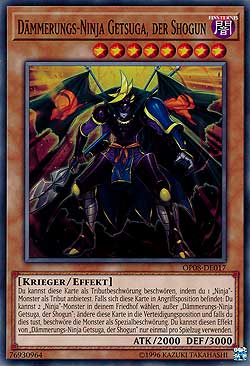 Dämmerungs-Ninja Getsuga, der Shogun