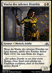 Wache des zehnten Distrikts