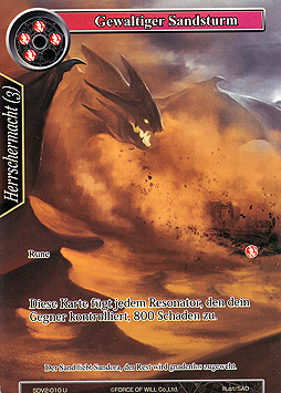Gewaltiger Sandsturm