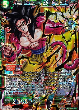 Twin Onslaught SS4 Son Goku