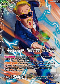 Announcer, Referee Veteran