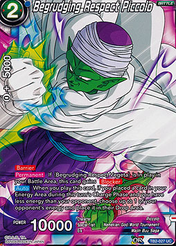 Begrudging Respect Piccolo