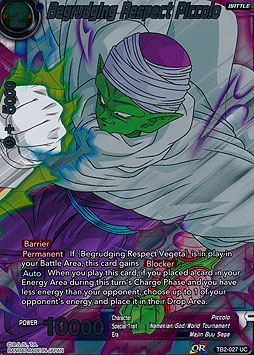 Begrudging Respect Piccolo