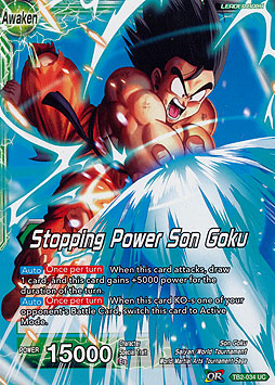 Stopping Power Son Goku