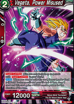 Vegeta, Power Misused