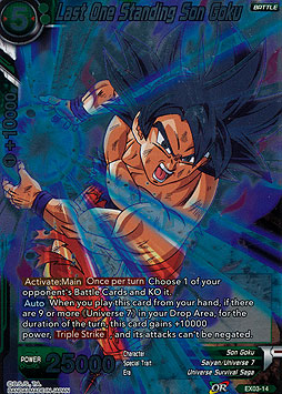 Last One Standing Son Goku