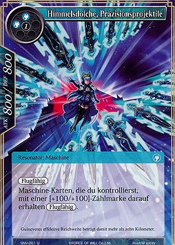 Himmelsdolche, Präzisionsprojektile