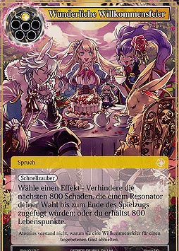 Wunderliche Willkommensfeier