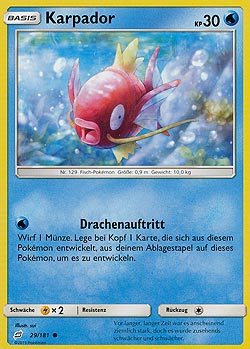 Karpador Teams Sind Trumpf Boosterserien Einzelkarten Pokemon Mawo