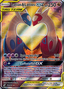 Latias Latios Gx Teams Sind Trumpf Boosterserien