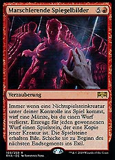 Marschierende Spiegelbilder