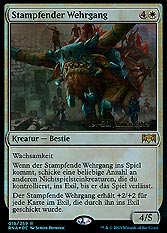 Stampfender Wehrgang