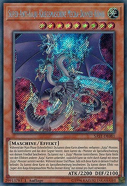 Super Anti Kaiju Kriegsmaschine Mecha Donner Konig Savage Strike Boosterserien Einzelkarten Yu Gi Oh Mawo Cards
