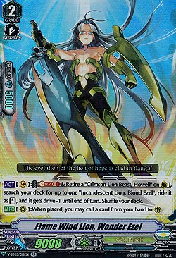 Flame Wind Lion, Wonder Ezel