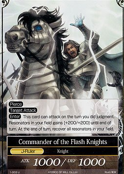 Commander of the Flash Knights // Commander of the Flash Knights