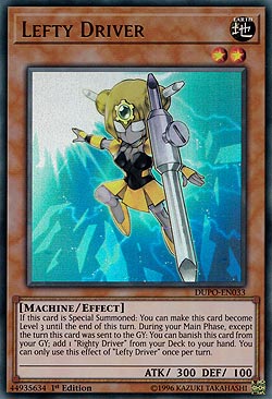 Lefty Driver Duel Power Special Editions Einzelkarten Yu-Gi-Oh! MAWO CARDS