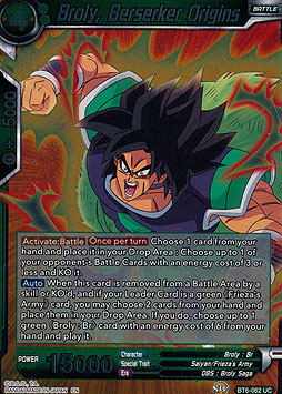 Broly, Berserker Origins