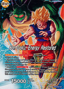 Dende // Son Goku, Energy Restored