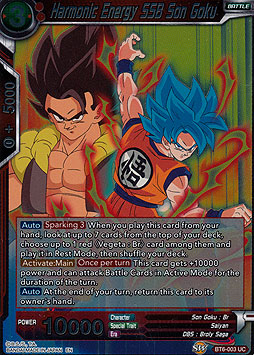 Harmonic Energy SSB Son Goku