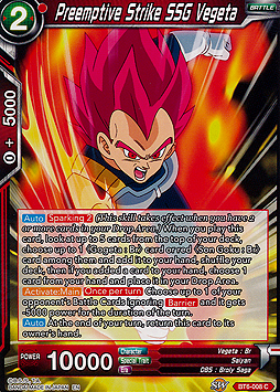 Preemptive Strike SSG Vegeta