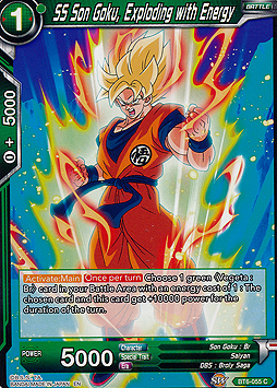 SS Son Goku, Exploding with Energy