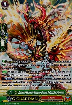 Supreme Heavenly Emperor Dragon, Defeat Flare Dragon