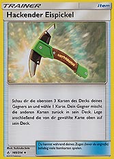 Hackender Eispickel