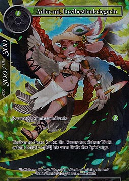 Adler-mi, Dreibestienkriegerin