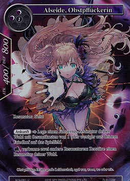Alseide, Obstpflückerin