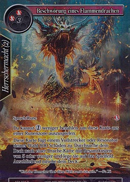 Beschwörung eines Flammendrachen