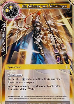 Ein Schauer von Lichtklingen