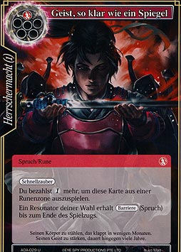 Geist, so klar wie ein Spiegel
