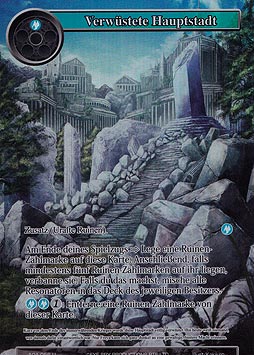 Verwüstete Hauptstadt