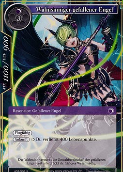 Wahnsinniger gefallener Engel