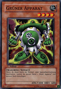 Grüner Apparat