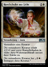 Handschuhe aus Licht