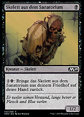 Skelett aus dem Sanatorium
