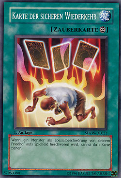 Karte der sicheren Wiederkehr