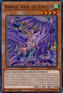 Simorgh, Vogel des Schutzes