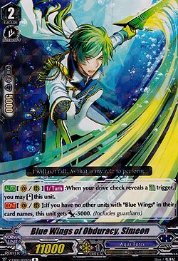 Blue Wings of Obduracy, Simeon