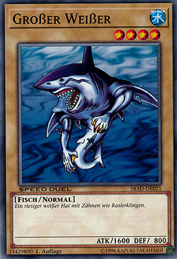 Großer Weißer Attack from the Deep Speed Duel Einzelkarten Yu-Gi-Oh