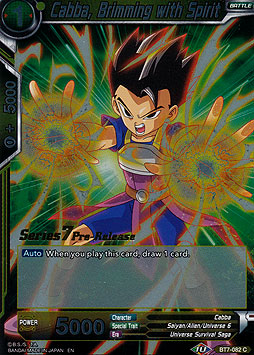 Cabba, Brimming with Spirit