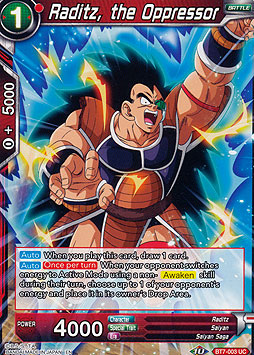 Raditz, the Oppressor