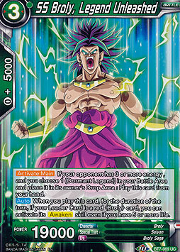 SS Broly, Legend Unleashed