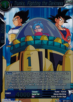 Trunks, Fighting the Darkness
