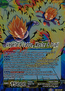 Cabba // Vegeta & Cabba, Master & Pupil