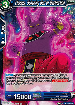 Champa, Scheming God of Destruction