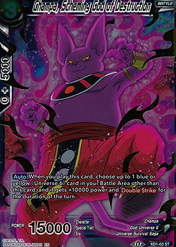 Champa, Scheming God of Destruction