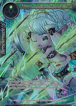 Mitten zwischen die Augen, mi-!!