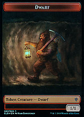 Dwarf Token (R 1/1) // Food Token